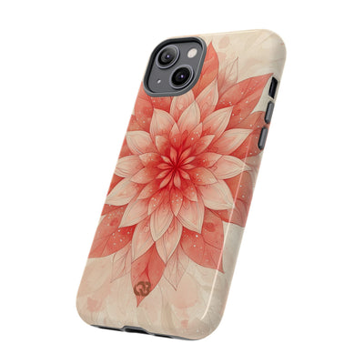 Coral Layered Bloom · Tough Coque de téléphone pour iPhone