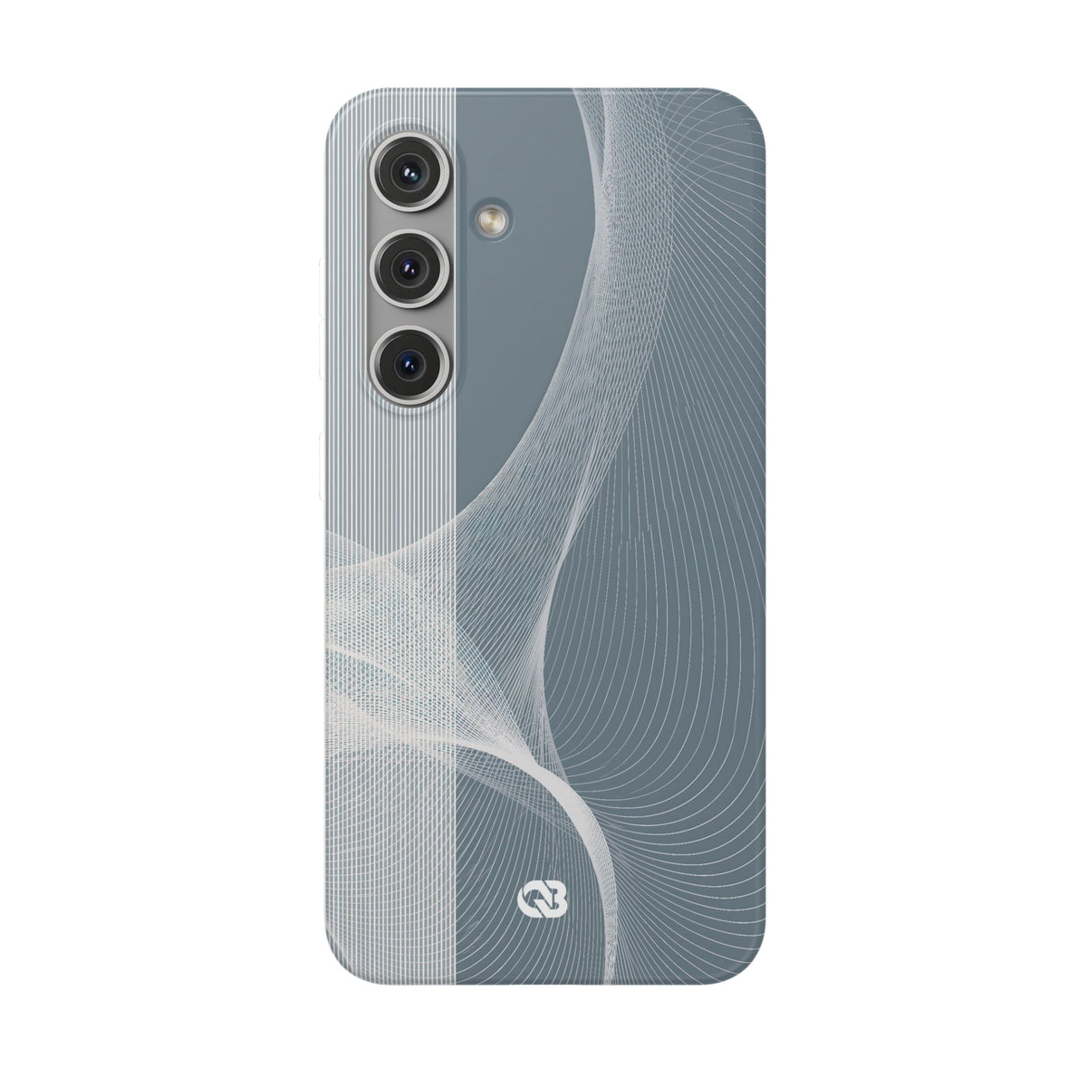 Slate Contour Drift · Lite Phone Case for Samsung · Grey
