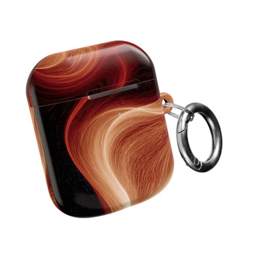 Solar Ember Flow · Hard Case for AirPods & AirPods Pro · Orange