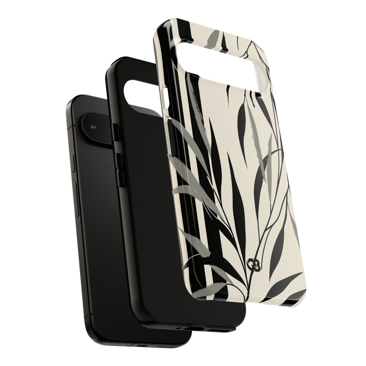 Linear Willow Study · Tough Phone Case for Pixel ·  Beige