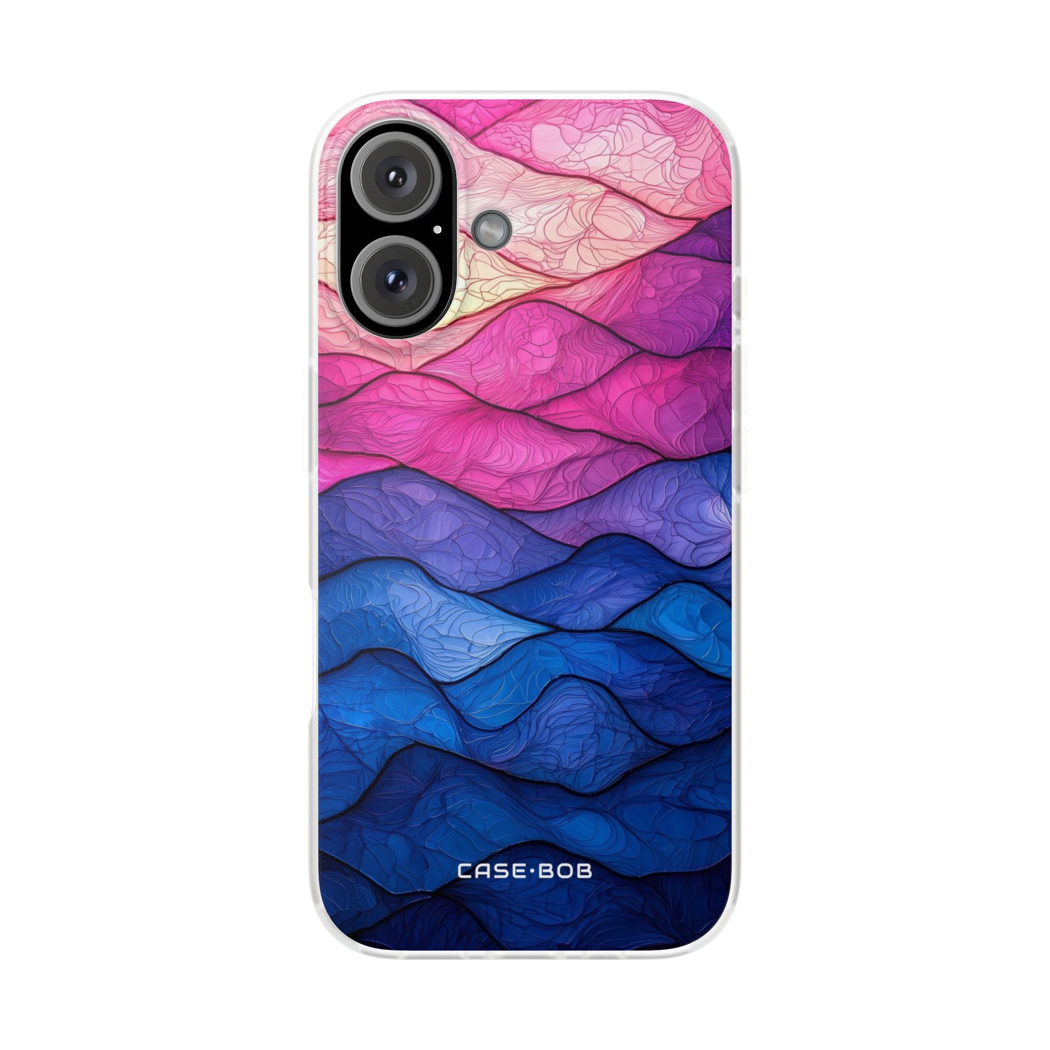 Wavy Vein Gradient iPhone 16 Case - Soft