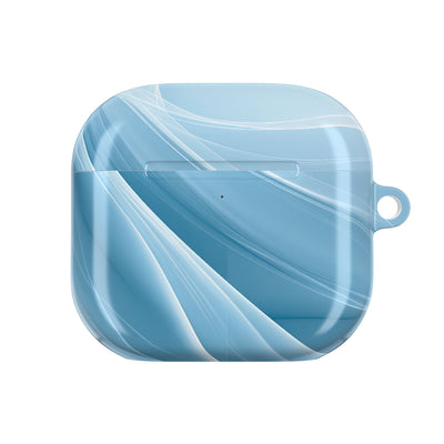 Glacial Ridge Contours · Hard Case for AirPods & AirPods Pro · Blue