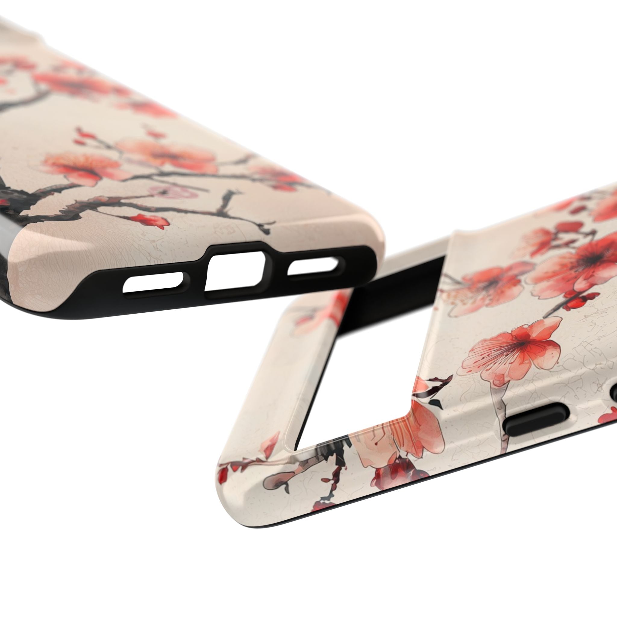 Crimson Silk Flora · Tough Phone Case for Google Pixel