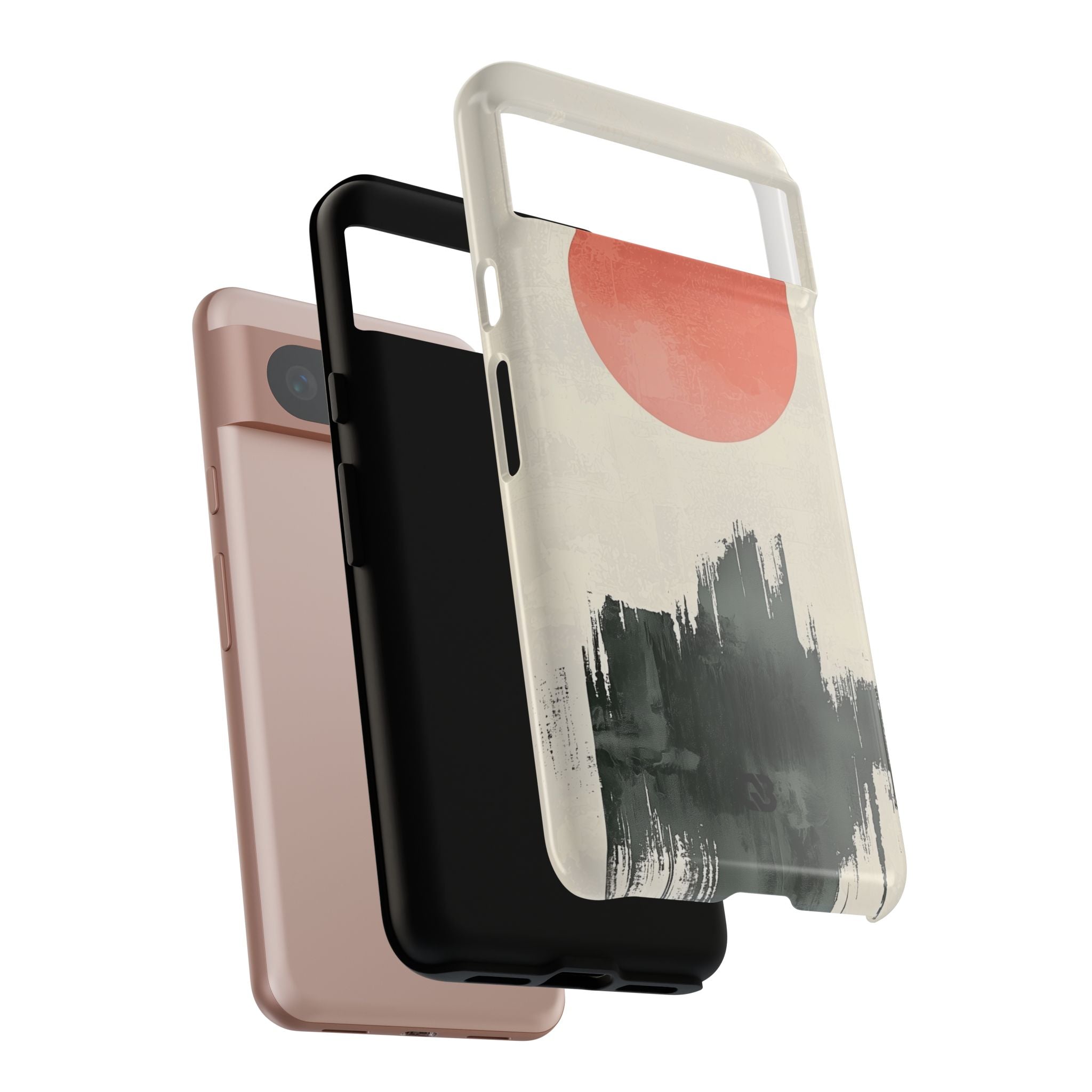 Crimson Sun Strokes · Tough Etui na telefon dla Google Pixel