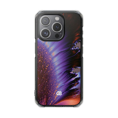Ethereal Corona · Clear Impact Magnetic Phone Case for iPhone · Purple