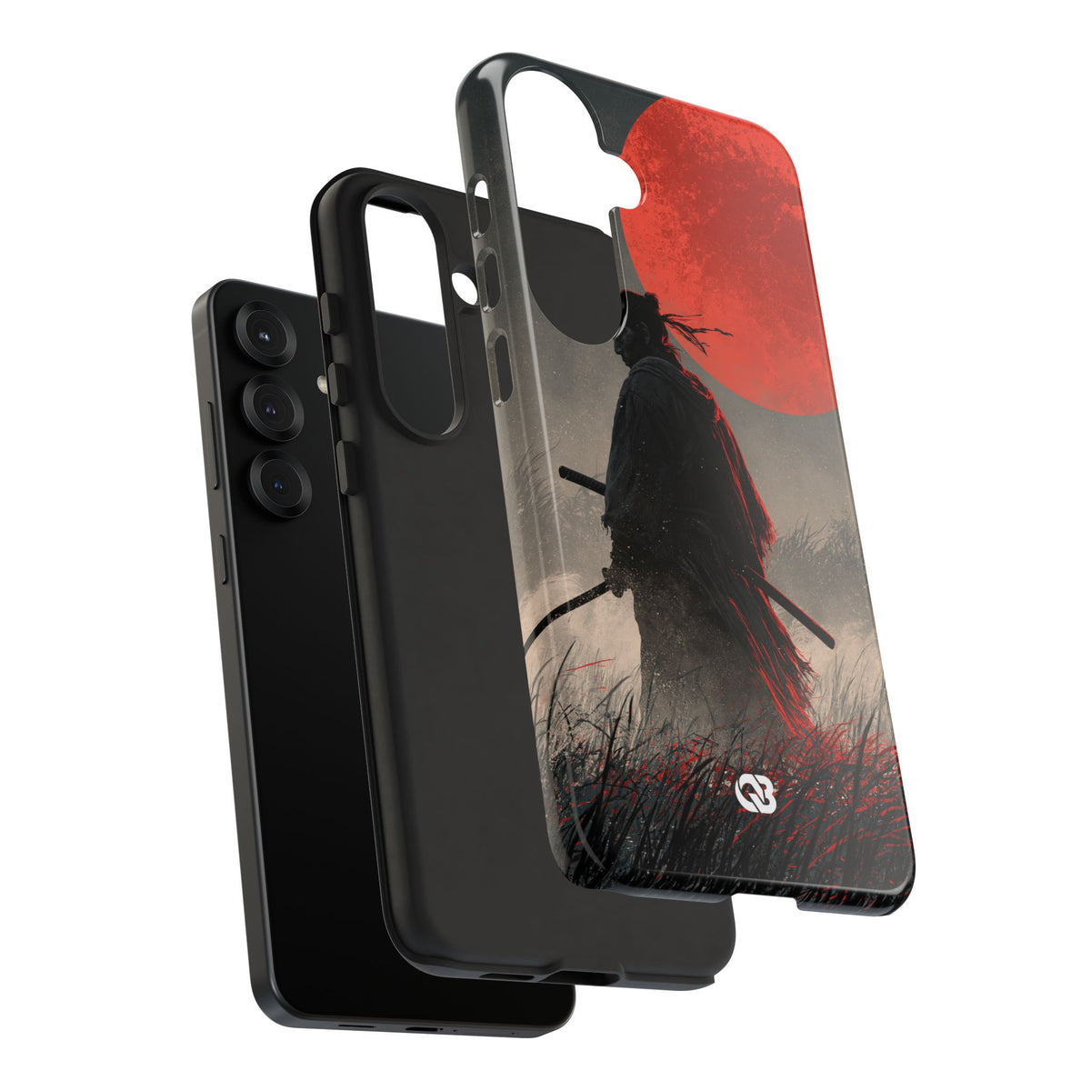 Crimson Moon Ronin · Tough Phone Case for Samsung · Black