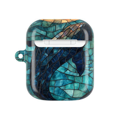 Sininen valashai mosaiikki - AirPods Case