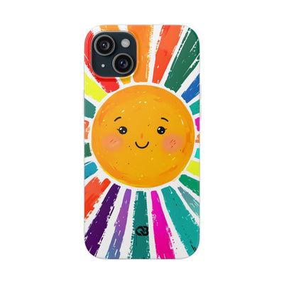 Vibrant Solar Smile · Soft Phone Case for iPhone