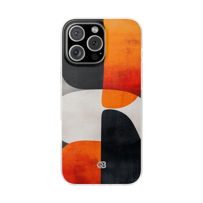 Burnt Amber Flow · Soft Phone Case for iPhone