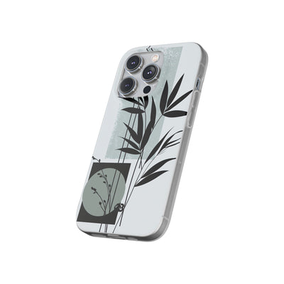 Grey Lite Phone Case for iPhone - Sage Bamboo Noir
