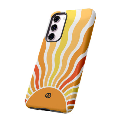 Amber Solar Waves · Tough Phone Case for Samsung