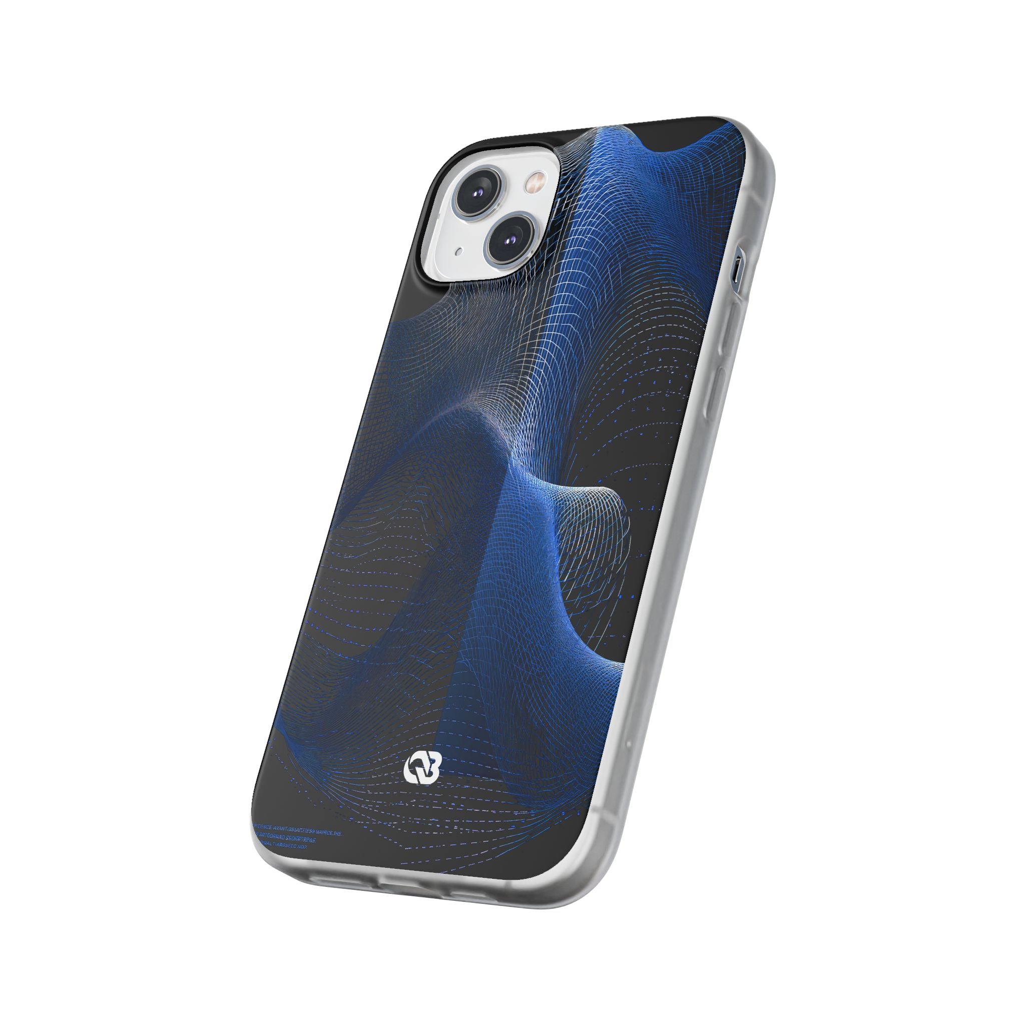 Blue Lite Phone Case for iPhone - Electric Blue Flux