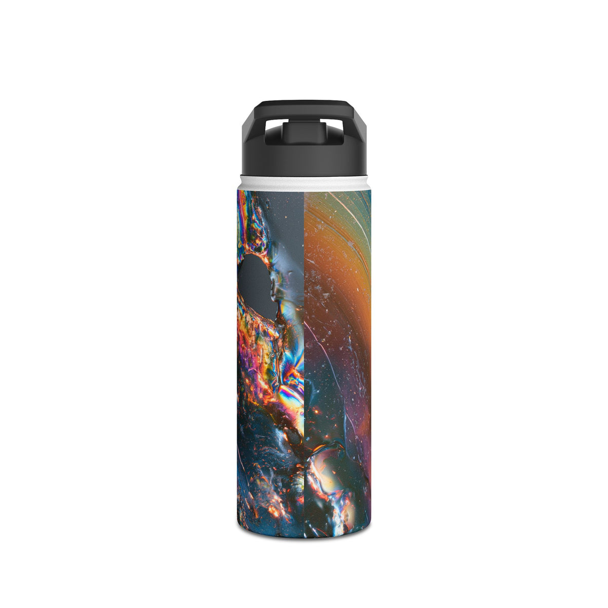 Prismatic Aura Flow · Insulated Water Bottle · Blue