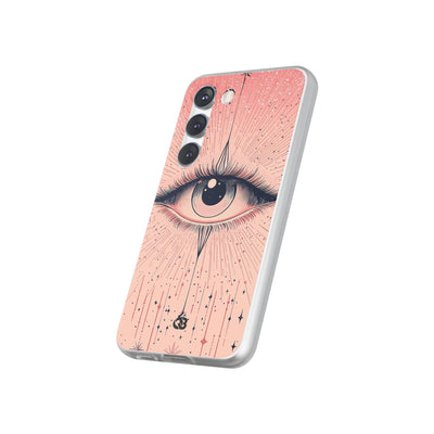 Obsidian Cosmic Gaze · Soft Coque de téléphone pour Samsung