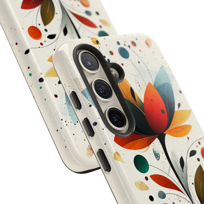 Burnt Petal Abstract · Tough Phone Case for Samsung