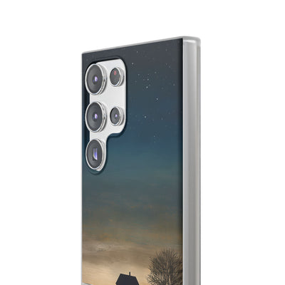 Midnight Cabin Glow · Soft Phone Case for Samsung