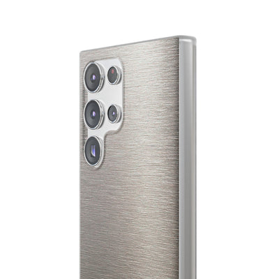 Brushed Silver Alloy · Lite Phone Case for Samsung · Silver