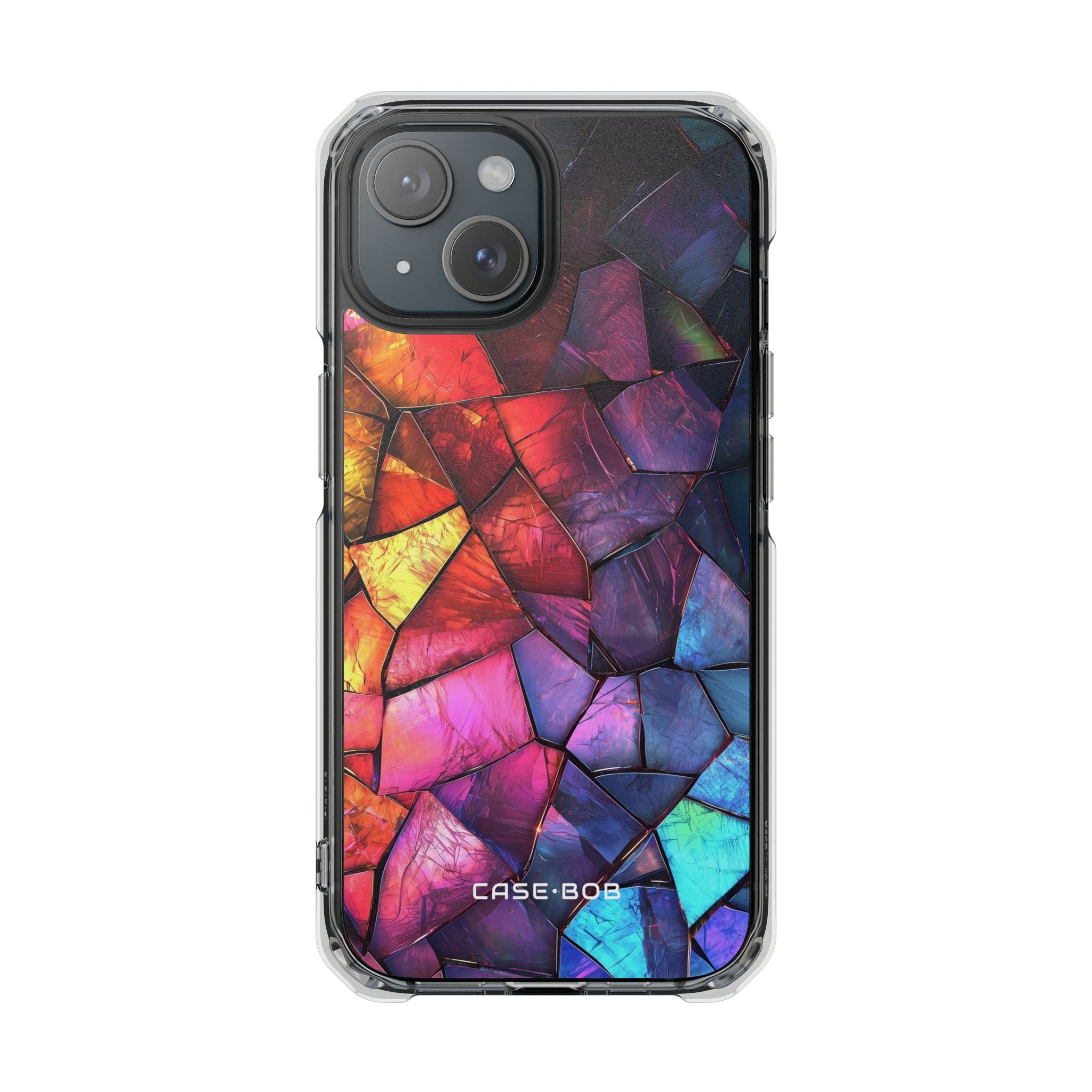 Crimson Shards iPhone 15 Case - Impact