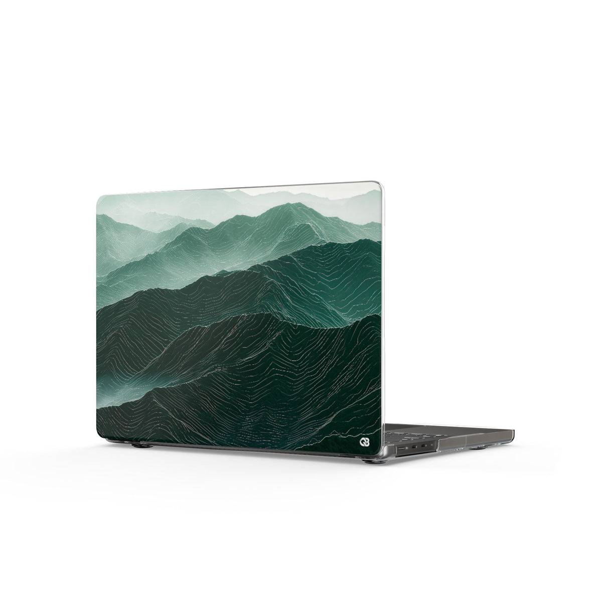 Alpine Mist · Clear Hard Case for MacBook · Green