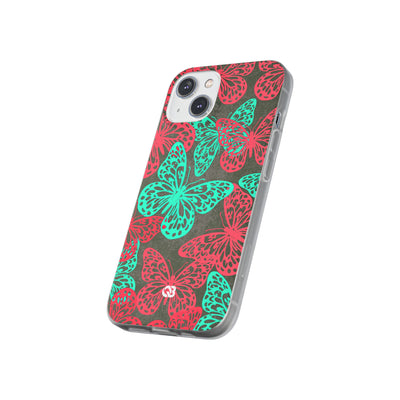 Electric Papillon · Lite Phone Case for iPhone ·  Pink