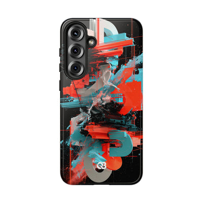 Fragmented Cyber Core · Tough Phone Case for Samsung · Black