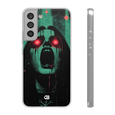 Crimson Emerald Scream · Soft Phone Case for Samsung