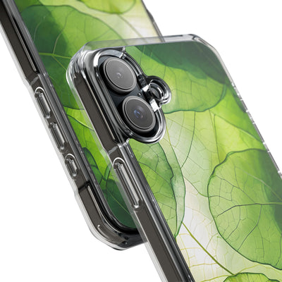 Emerald Leaf Veins · Impact Phone Case for iPhone · Magsafe