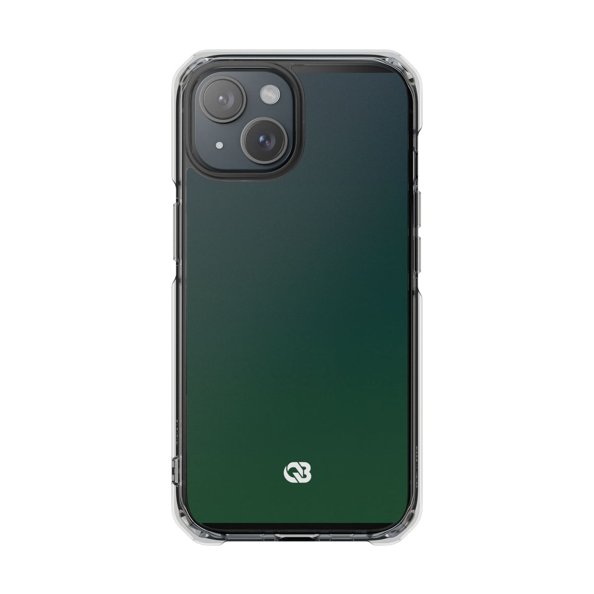 Deep Forest Nocturne · Clear Impact Magnetic Phone Case for iPhone · Green