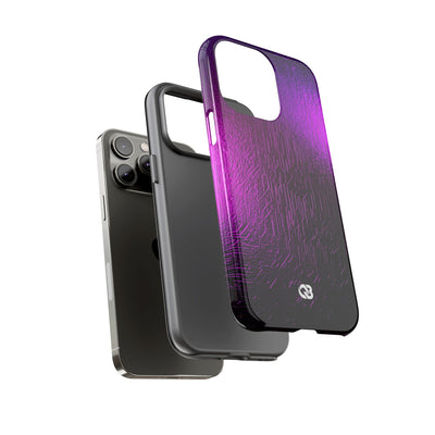Violet Cyber Circuit · Tough Phone Case for iPhone · Purple