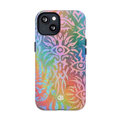 Chromatic Mystic Sigil · Tough 2.0 Magnetic Phone Case for iPhone · Blue