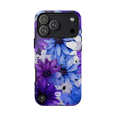 Ink Splatter Blooms · Tough Coque de téléphone pour iPhone