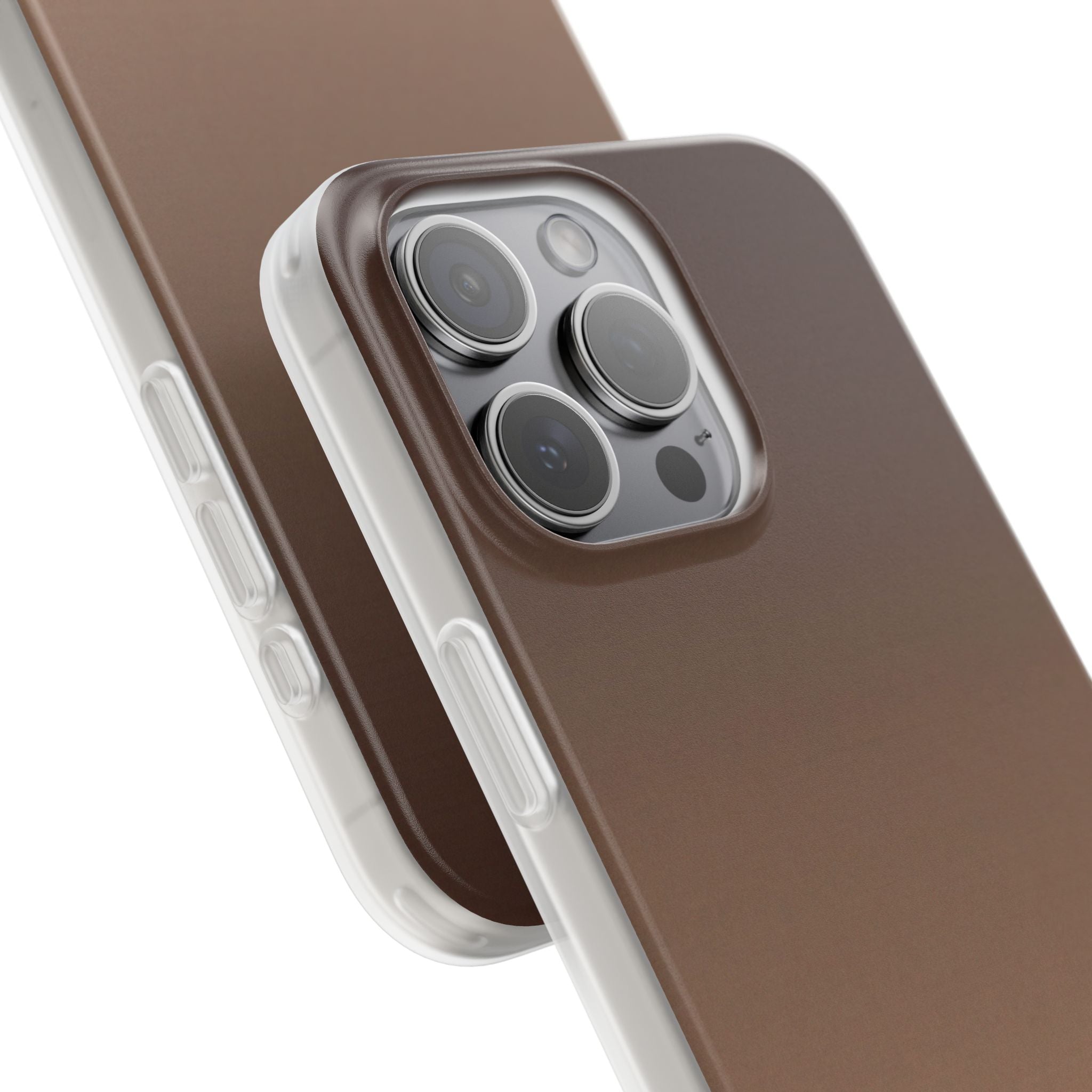 Brown Lite Phone Case for iPhone - Smoked Caramel Fade