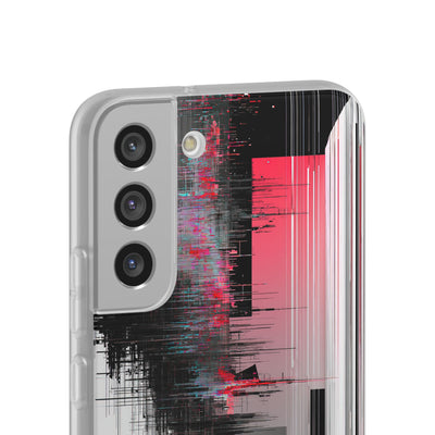 Black Lite Phone Case for Samsung - Crimson Data Leak