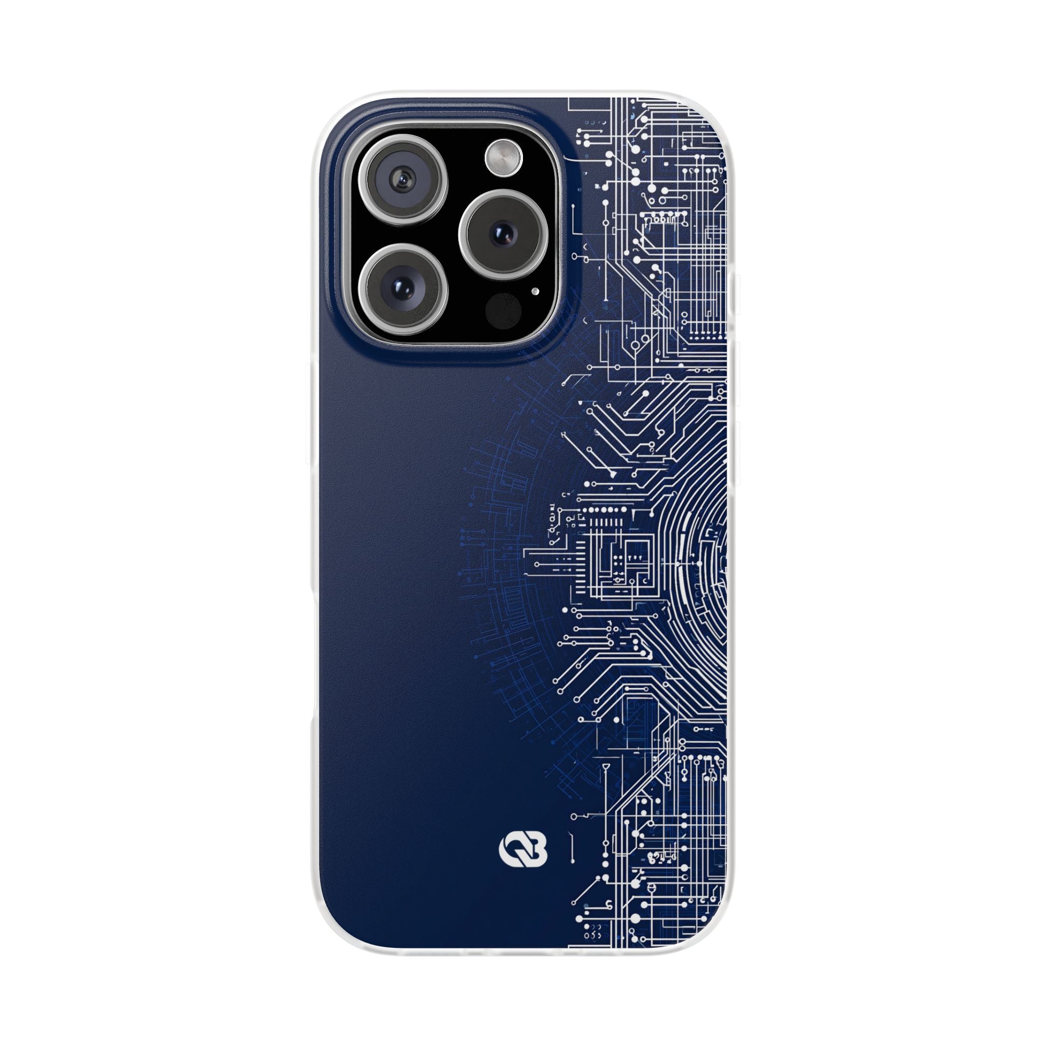 Blue Lite Phone Case for iPhone - Cobalt Circuit Logic