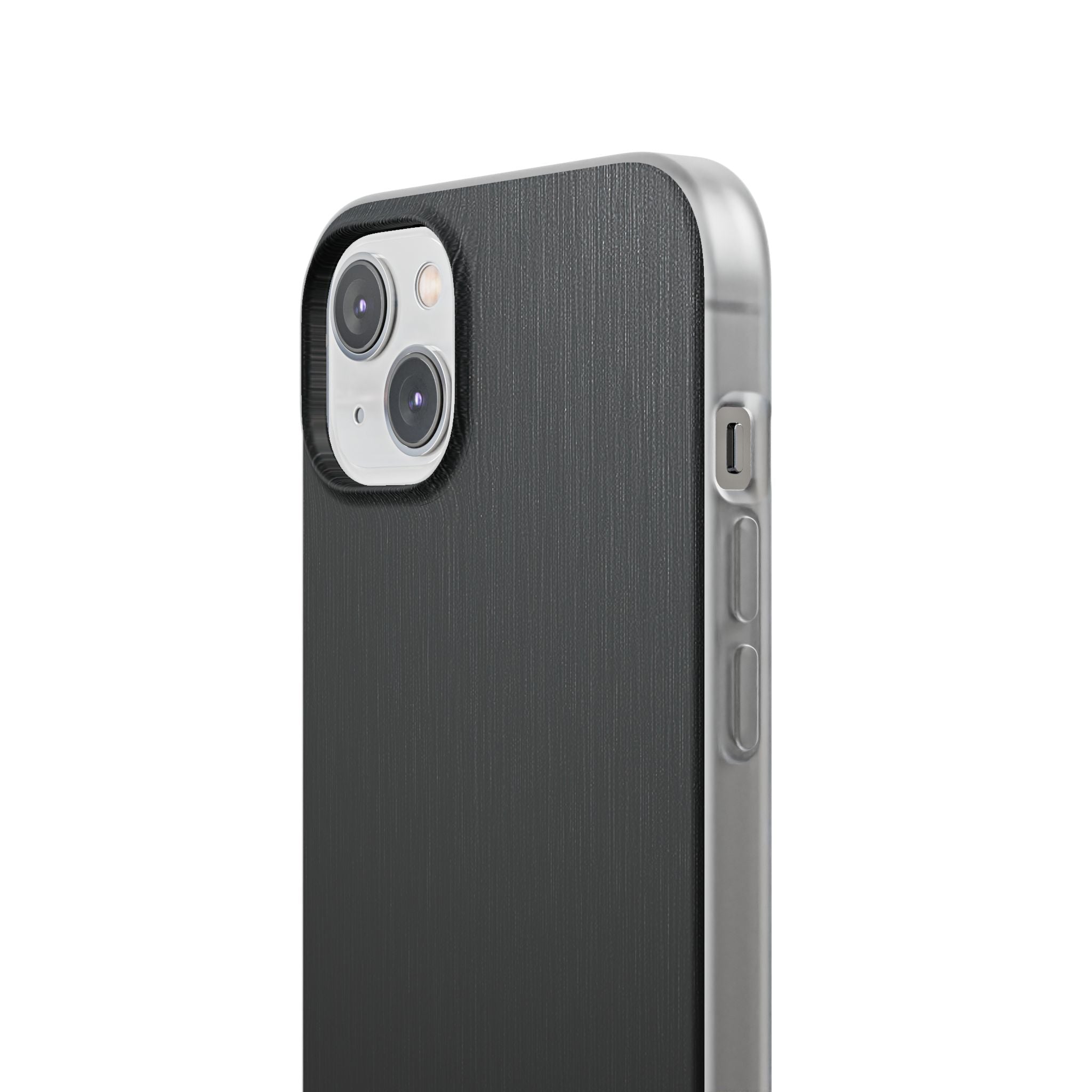 Black Lite Phone Case for iPhone - Brushed Obsidian Slate