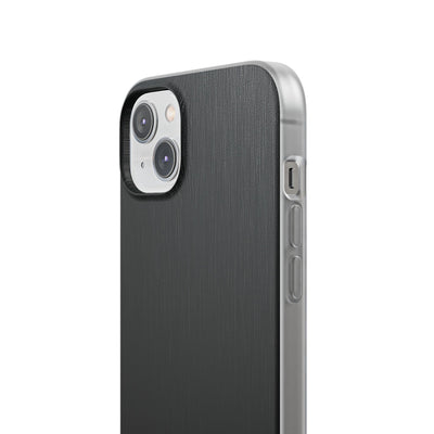 Black Lite Phone Case for iPhone - Brushed Obsidian Slate