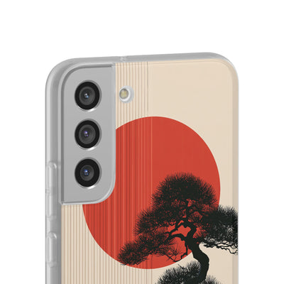 Beige Lite Phone Case for Samsung - Kyoto Crimson Pine