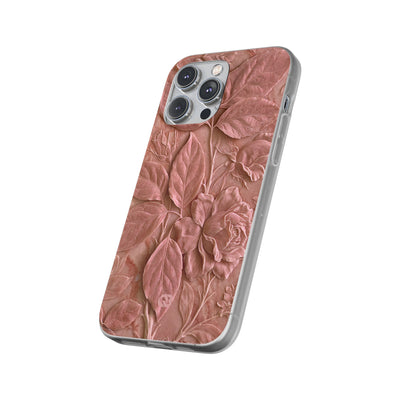 Blush Rose Relief · Lite Phone Case for iPhone ·  Pink
