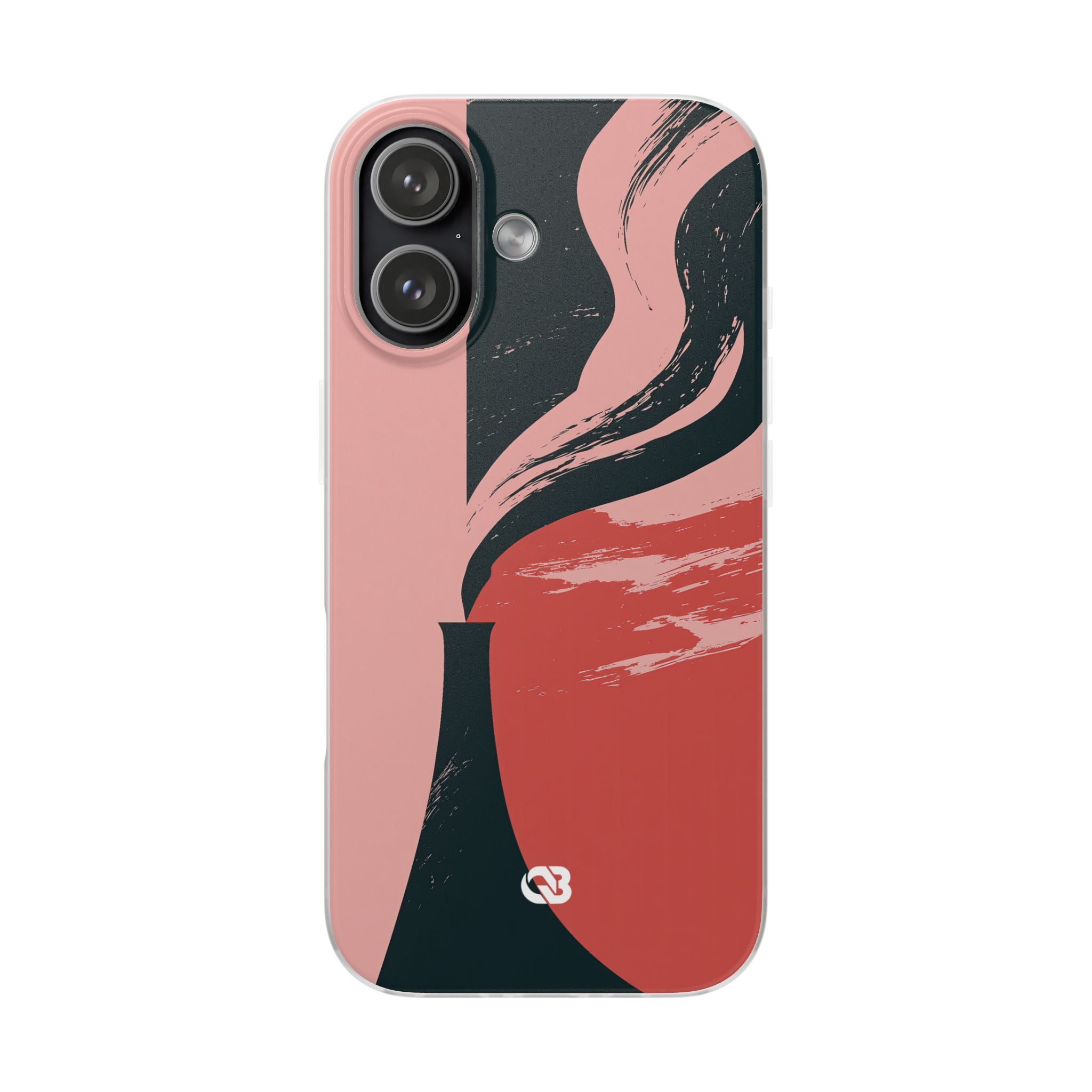 Pink Lite Phone Case for iPhone - Cinder Rose Plume