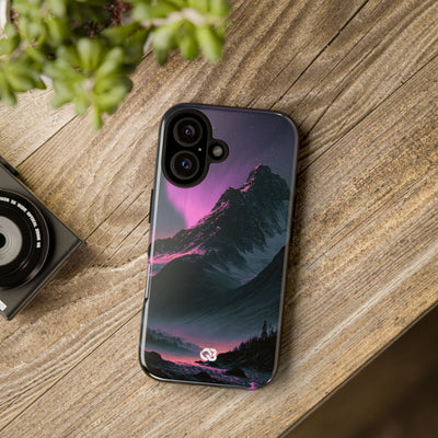 Arctic Aurora Summit · Tough Phone Case for iPhone · Black