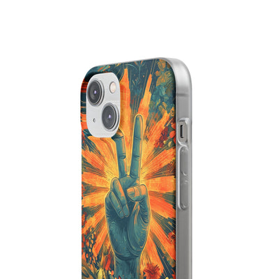 Radiant Peace Bloom · Soft Phone Case for iPhone