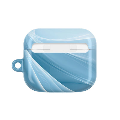 Glacial Ridge Contours · Hard Case for AirPods & AirPods Pro · Blue