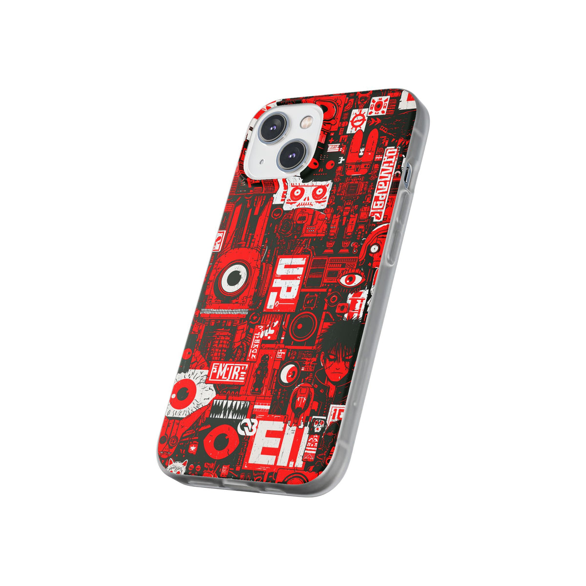 Neo Mecha Collage · Lite Phone Case for iPhone ·  Red