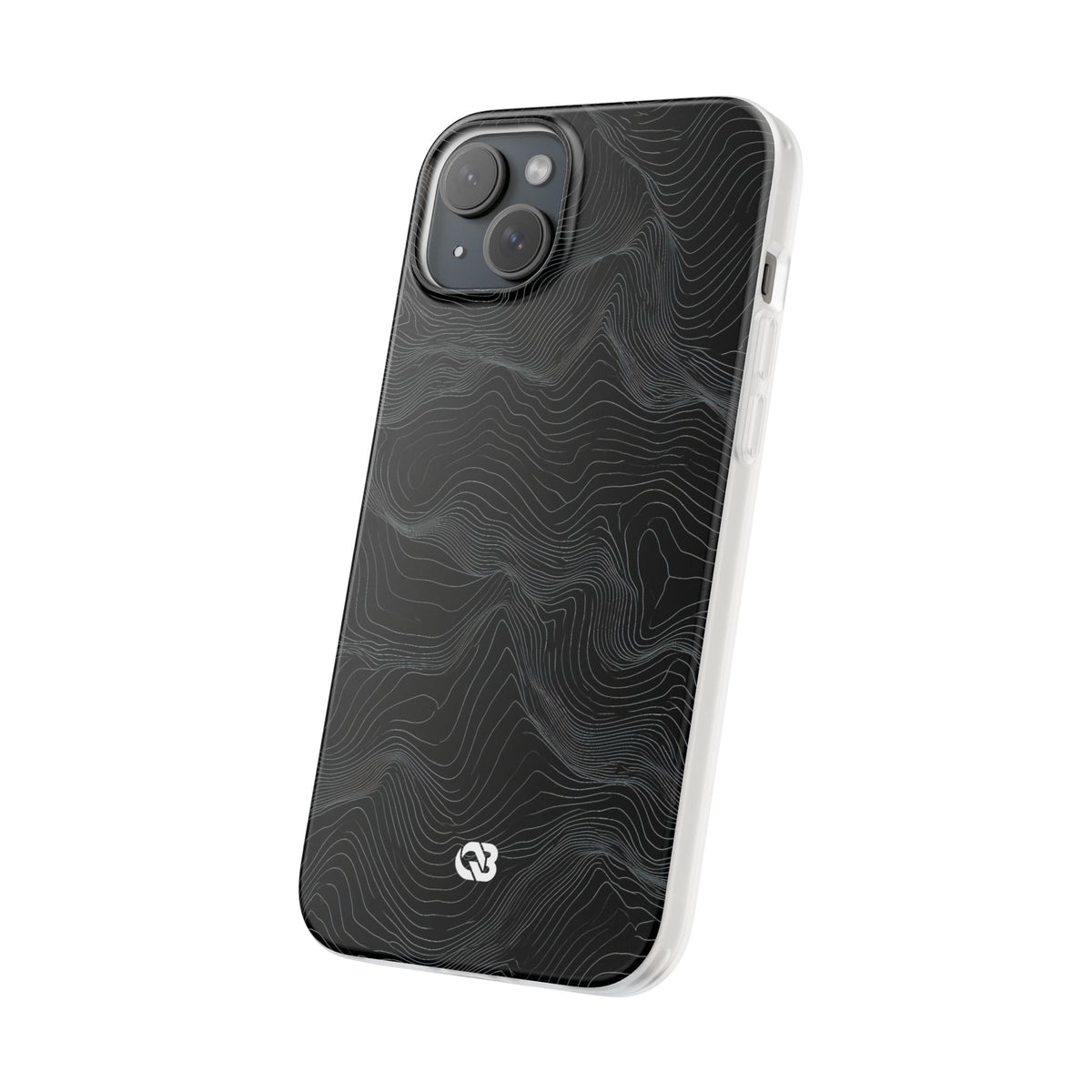 Obsidian Contour Elevation · Lite Phone Case for iPhone ·  Black