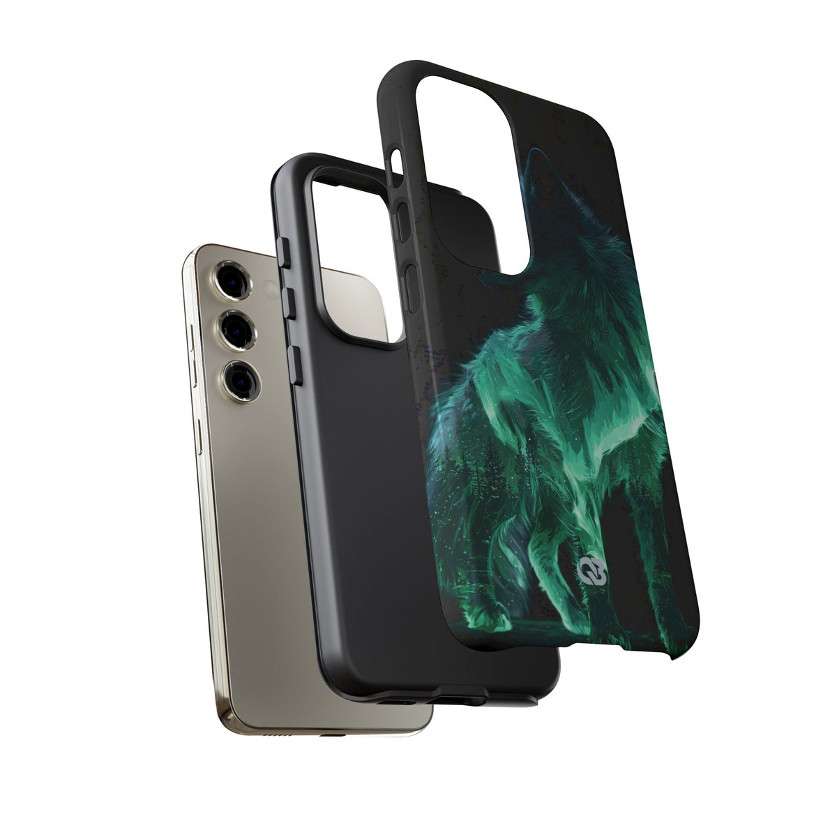 Nordic Aurora Fox · Tough Phone Case for Samsung · Teal