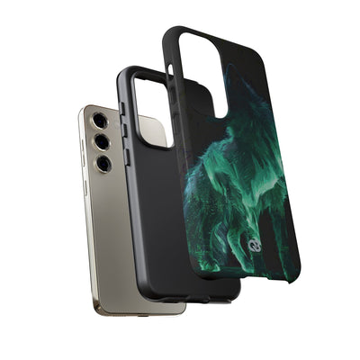 Nordic Aurora Fox · Tough Phone Case for Samsung · Teal