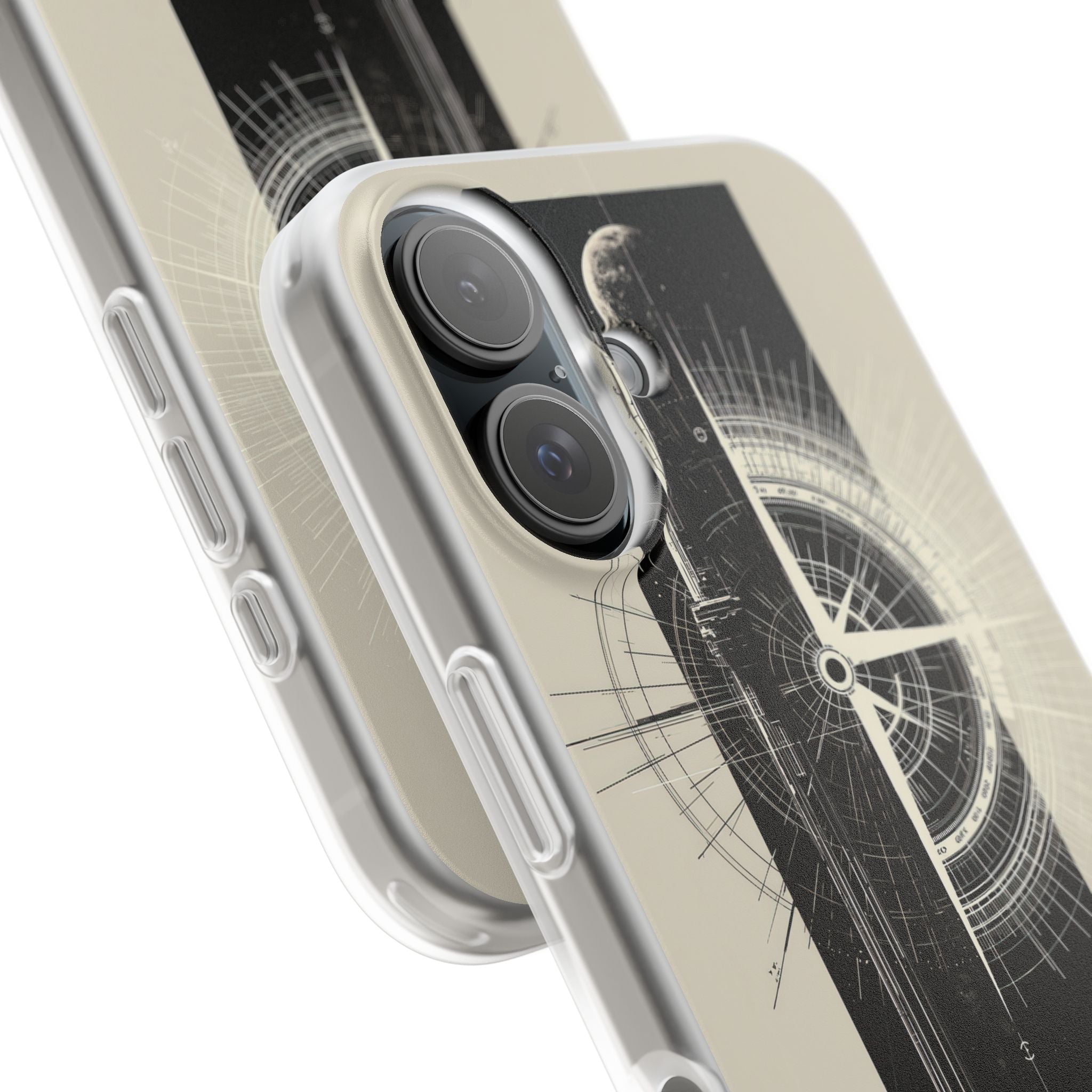 Beige Lite Phone Case for iPhone - Zenith Vector Spire
