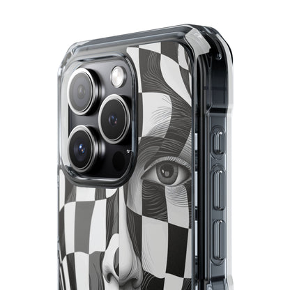 Checkered Face iPhone 15 Pro Case - Impact