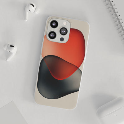 Translucent Crimson Form · Lite Phone Case for iPhone ·  Red