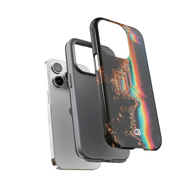 Prismatic Circuit · Tough Phone Case for iPhone · Black